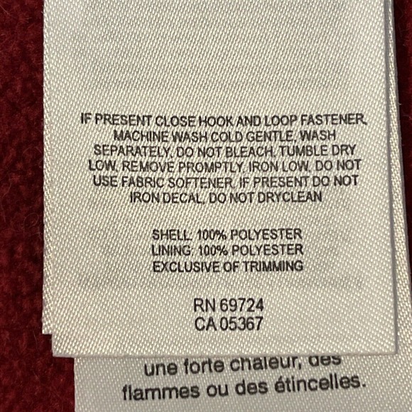 Columbia Misses S Polyester Jacket Red - Picture 5 of 5